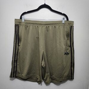 Adidas Men's Olive Green Shorts Size 2XL Aeroready